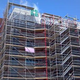 Commercial Structure Scaffolding By Advantage Scaffold